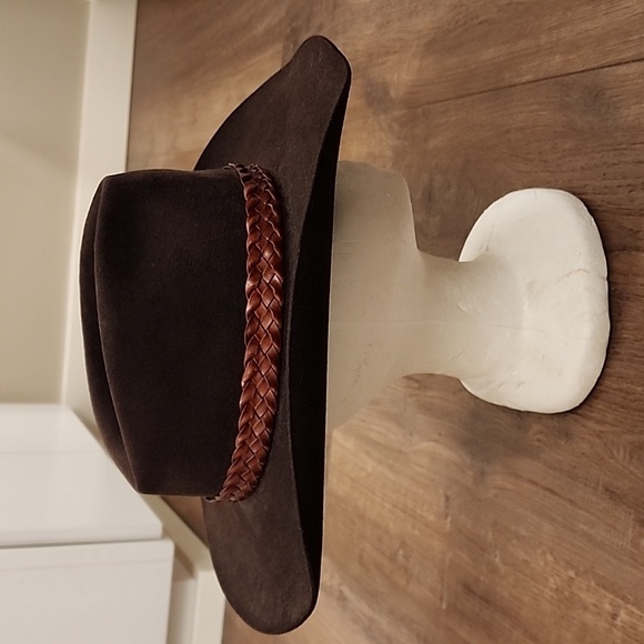 Akubra Snowy River 1010 Pure Fur Felt Hat - Genuine Australia Made size 57 - Picture 7 of 13